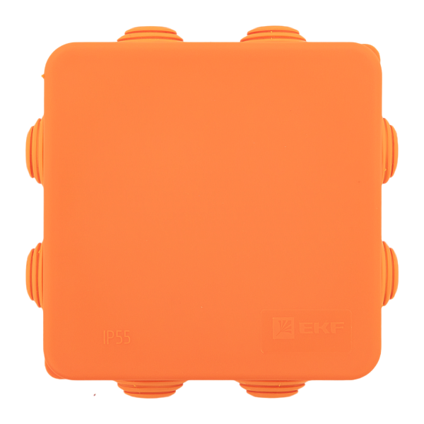 Коробка огнестойкая E45 85x85x40мм с клеммниками 6 полюсов 0,5-6мм2 IP55 HF EKF