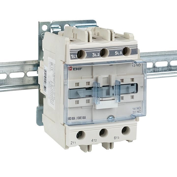 Контактор КМЭ-3 80А 1NO+1NC 110В AC EKF