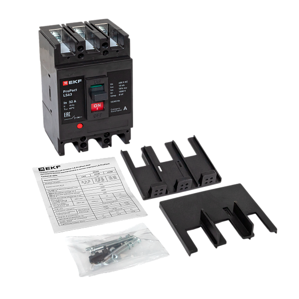 Выключатель автоматический в литом корпусе ProPact LS63 32А 3P 15кА EKF