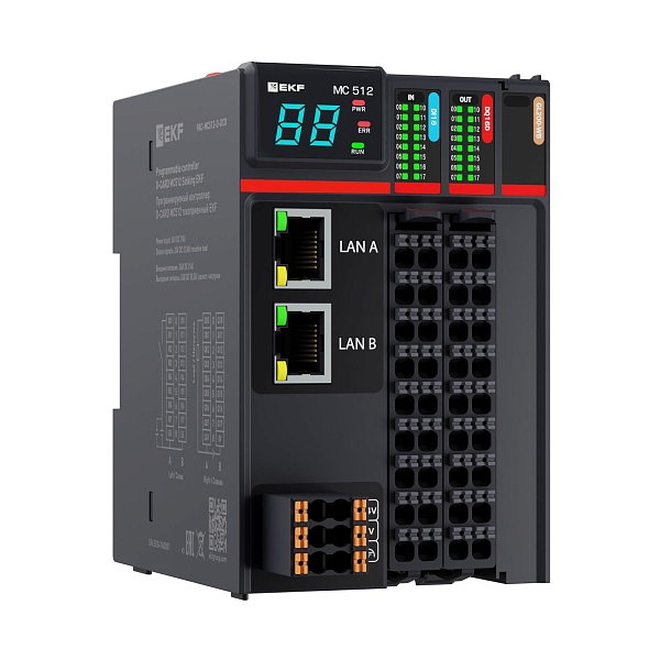 Программируемый логический контроллер (ПЛК) MC701 токоприемный D-CARD EKF