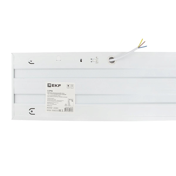 Светильник светодиодный ДВО 4112-L 36Вт 4000К 1195x180x19 опал EKF