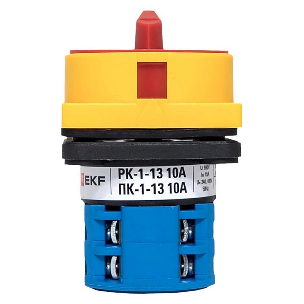 Переключатель кулачковый ПК-1-13 10А 3P "0-1" с блокировкой IP65 EKF PROxima