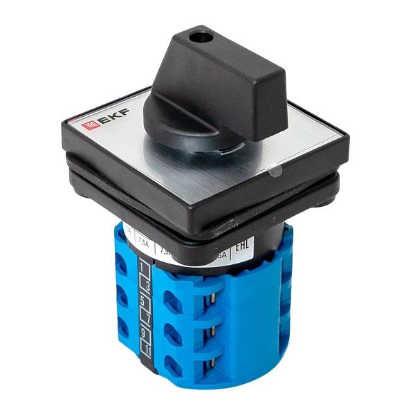 Переключатель кулачковый ПК-1-53 10А 3P «1-2» IP65 EKF