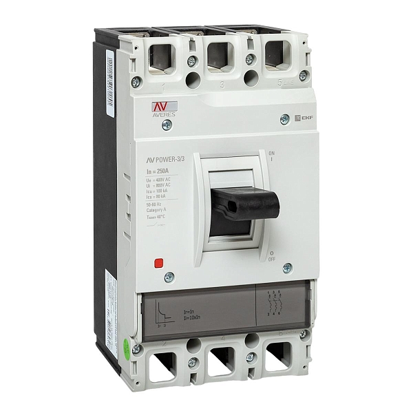 Выключатель автоматический в литом корпусе AV-POWER-3/3 250А 100кА TR EKF