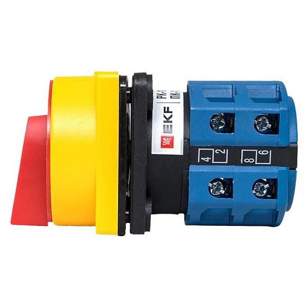 Переключатель кулачковый ПК-1-22 25А 2P "1-0-2" с блокировкой IP65 EKF PROxima