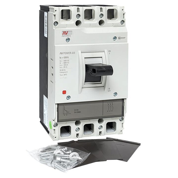 Выключатель автоматический в литом корпусе AV-POWER-3/3 630А 100кА TR EKF