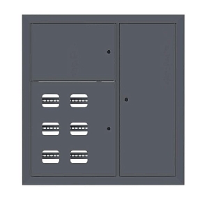 Щит этажный 6 кв. RAL7016 (1000x950x150) EKF PROxima