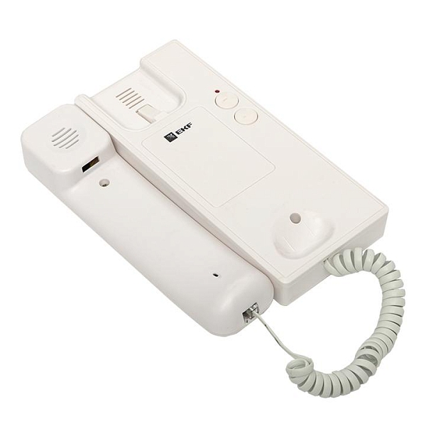 Аудиодомофон (аудиотрубка) IPA-01 бел. 2пр. IP20 EKF