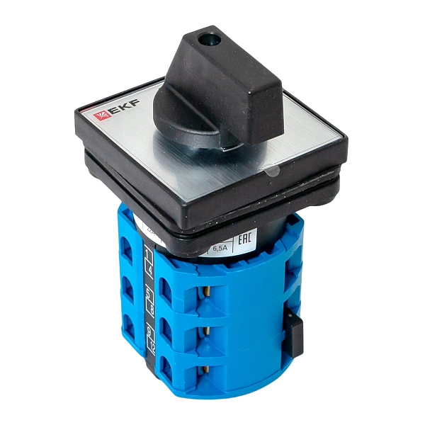 Переключатель кулачковый ПК-1-102 25А 2P «0-1-2-3» IP65 EKF