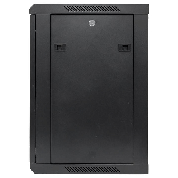 Шкаф настенный 19" TERACOM PRO 12U 600x450 мм дверь стеклянная с замком-ручкой чёрный