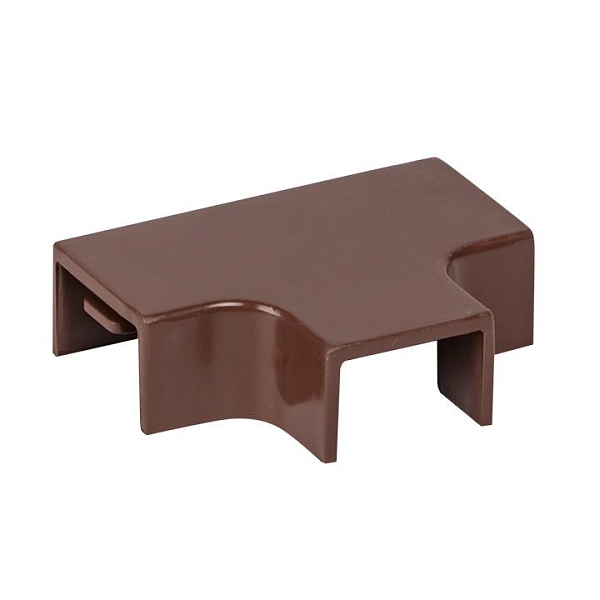 Угол T-образный (15x10) (4 шт) темное дерево EKF-Plast 