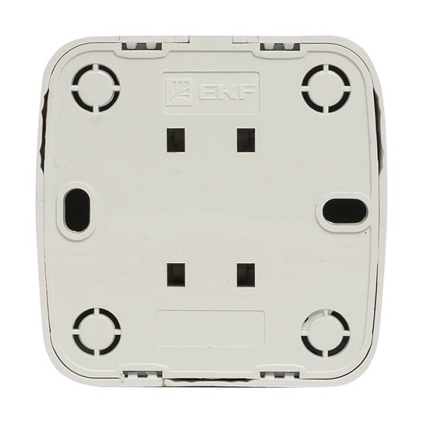 Минск Розетка RJ-45 1-местная, ОП 1А, 120В, белая EKF