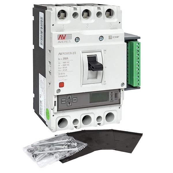 Выключатель автоматический в литом корпусе AV-POWER-2/3 250А 50кА ETU6.2 EKF