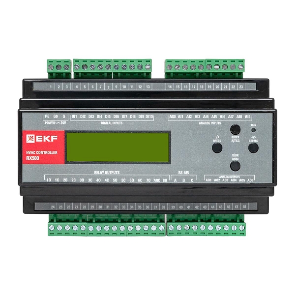 Конфигурируемый контроллер для систем вентиляции EKF RX500-V