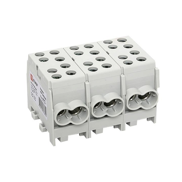 Клемма распределительная КСР с двойным винтом 2x35/2x25 серая EKF PROxima