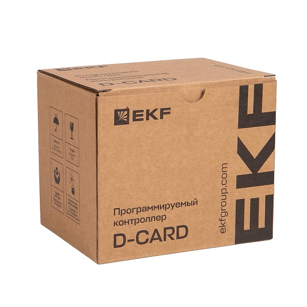 Программируемый логический контроллер (ПЛК) EC321 токоподающий D-CARD EKF