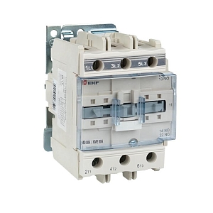 Контактор КМЭ-3 80А 1NO+1NC 230В AC EKF